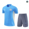 Prix Max Maillot Training Manchester City Enfant + Short 2024/25 Bleu
