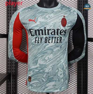 Max Maillot Player Version 2025/26 AC Milan Exterieur Manche Longue