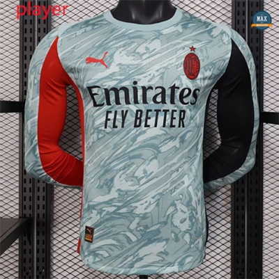 Max Maillot Player Version 2025/26 AC Milan Exterieur Manche Longue