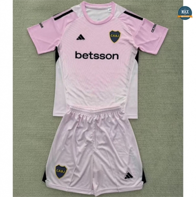 Maillot Foot Boca Juniors Enfant Gardien de but Rose 2025/26