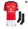 Max Maillots Manchester United Enfant Domicile Rouge 2025/26