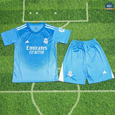 Max Maillot Real Madrid Enfant Gardien De But Bleu 2025/26