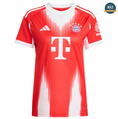 Max Maillots Bayern Munich Femme Domicile 2025/26