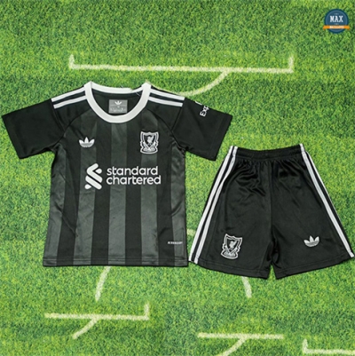 Max Maillots Liverpool Enfant Gardien De But noir 2025/26