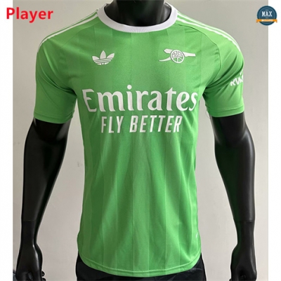 Max Maillots Arsenal Player Gardien de but Vert 2025/26
