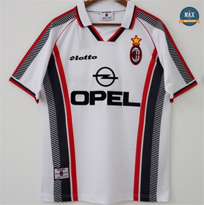 Max Maillots Retro 1997-98 AC Milan Exterieur