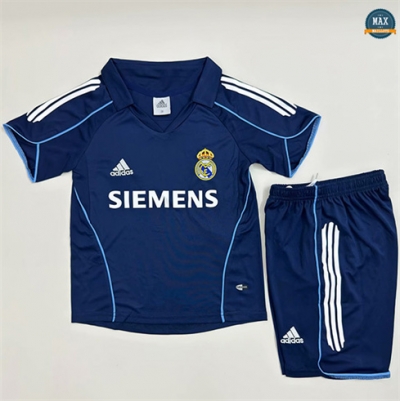 Max Maillots Retro 2005-06 Real Madrid Enfant Exterieur