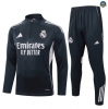 Maxmaillots Survetement Enfant Real Madrid 2025/26 Gris foncé/Blanc Pas chèr