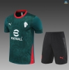 Maxmaillots Training AC Milan Enfant + Short 2025/26 Vert/Noir/Rouge personnalisé