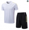Maxmaillots Training Juventus + Short 2025/26 Blanc/Noir/Jaune Pas chèr