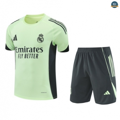 Maxmaillots Training Real Madrid + Short 2025/26 Vert/Bleu Marine discout