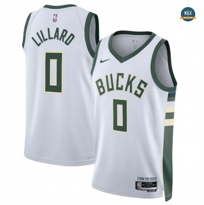 Max Maillots Damian Lillard, Milwaukee Bucks 2023/24 - Association