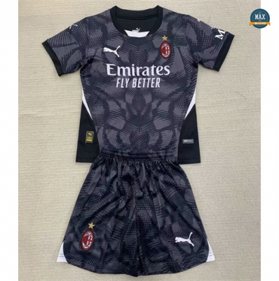 Max Maillot Milan AC Enfant Gardien de but Noir 2024/25