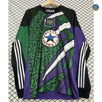 Max Maillot Retro 1995-96 Newcastle United Gardien de but Manche Longue Violet
