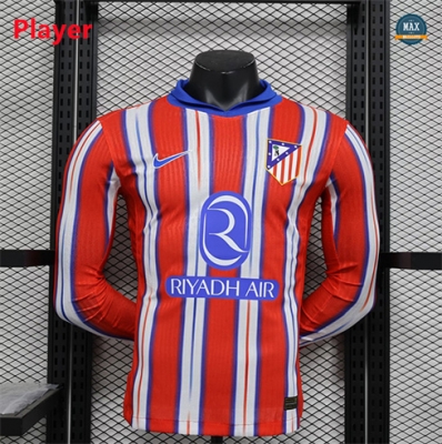 Max Maillot Player Version 2024/25 Atletico Madrid Domicile Manche Longue
