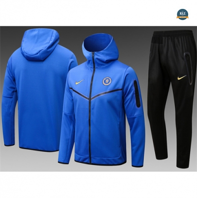 Soldes Max Veste Survetement à Capuche Chelsea 2024/25 bleu pas cher fiable