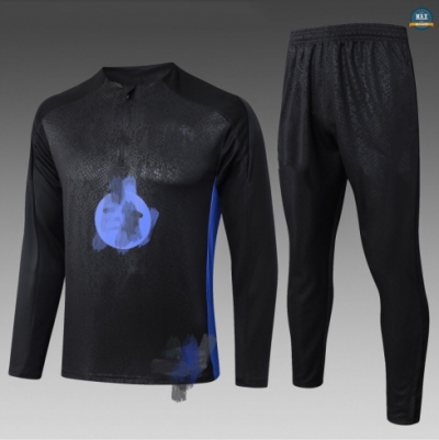 Achetez Max Survetement Enfant Barcelone 2025/26 Noir/Bleu