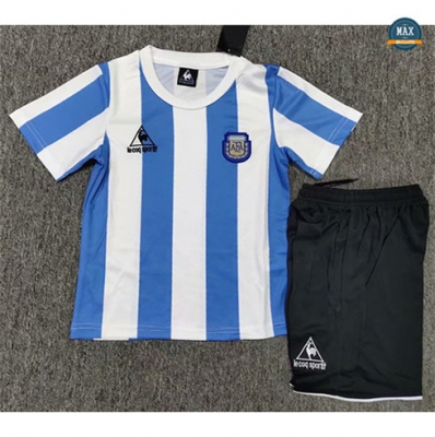 Max Maillots Retro 1986 Argentine Enfant Domicile