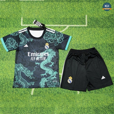 Max Maillot Real Madrid Enfant Special Noir/Vert/Dragon 2025/26