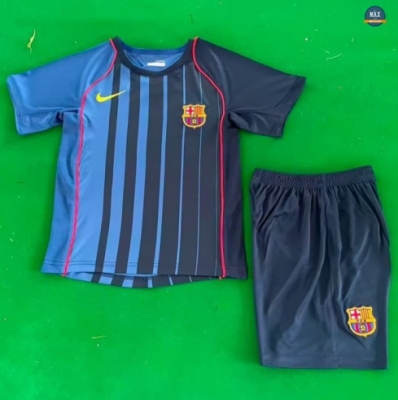 Max Maillots Retro 2004-05 Barcelone Enfant Exterieur