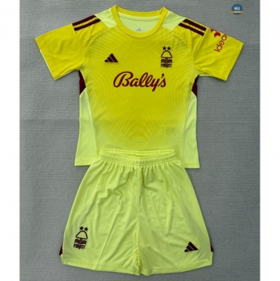 Max Maillots Nottingham Forest Enfant Gardien De But Jaune 2025/26