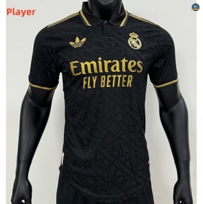 Max Maillot Player Version 2024/25 Real Madrid Pre-match Noir