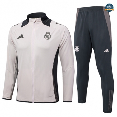 Acheter Max Veste Survetement Enfant Real Madrid 2024/25 Gris