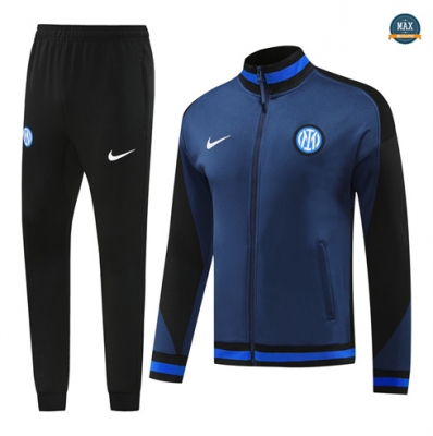 Vente Max Veste Survetement Inter Milan 2024/25 Bleu marine