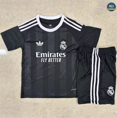 Max Maillot Real Madrid Enfant Gardien de but Noir 2025/26