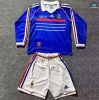Max Maillots Retro 1998 France Enfant Domicile Manche Longue