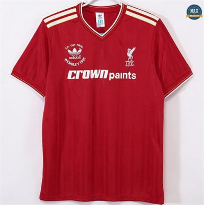 Max Maillots Retro 1986-87 Liverpool Domicile