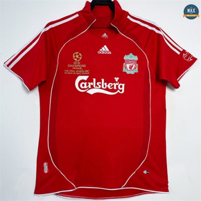 Max Maillot Retro 2006-08 Liverpool Domicile Champions League