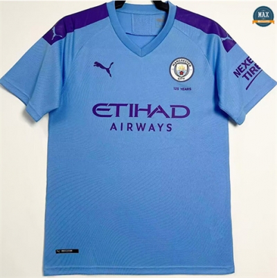 Max Maillot Retro 2019-20 Manchester City Domicile