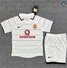 Max Maillot Retro 2003-05 Manchester United Enfant Blanc