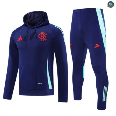 Maxmaillots Sweatshirt à capuche Flamengo 2025/26 Bleu/Vert discout
