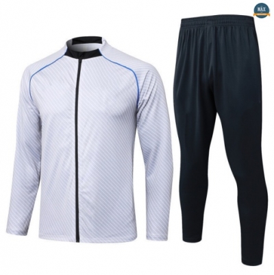 Maxmaillots Veste Survetement Naples 2025/26 Gris Pas Chere