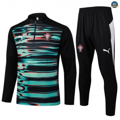 Maxmaillots Survetement Portugal 2025/26 Noir/Vert/Blanc Pas Cher