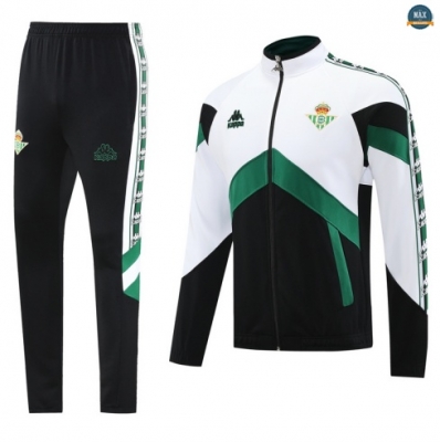 Maxmaillots Veste Survetement Real Betis 2025/26 Blanc/Noir/Vert Online