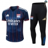 Maxmaillots Training Lyon 2025/26 Noir/Bleu Pas chèr