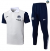Maxmaillots Training Polo Inter Milan 2025/26 Blanc/Bleu Marine Pas Cher
