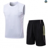 Maxmaillots Training Juventus Ensemble Short Débardeur 2025/26 Blanc/Noir/Jaune Pas chèr