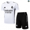 Maxmaillots Training Real Madrid + Short 2025/26 Blanc/Noir personnalisé