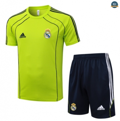 Maxmaillots Training Real Madrid + Short 2025/26 Vert/Noir Pas Cher