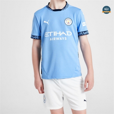 Max Maillots Manchester City Enfant Domicile 2024/25