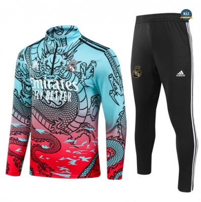 Soldes Max Survetement Enfant édition spéciale Real Madrid 2024/25 bleu pas cher fiable