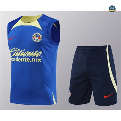 Vente Max Maillot América Debardeur 2024/25 Training bleu pas cher fiable