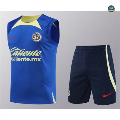 Vente Max Maillot América Debardeur 2024/25 Training bleu pas cher fiable