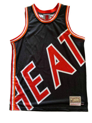 Max Maillot Miami Heat - Mitchell & Ness 'Big Face' fiable