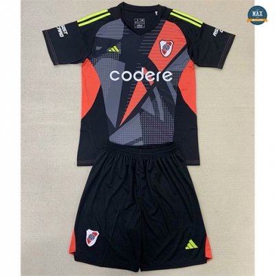 Max Maillot River plate fc Enfant Gardien De But Noir 2024/25