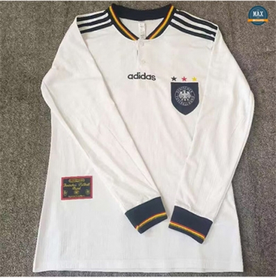 Max Maillots Retro 1996 Allemagne Domicile Manche Longue